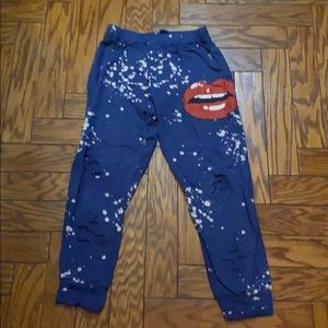 Kids xl flowers by Zoe sweat pants